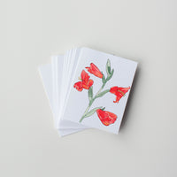Atom Iris (pack of 10 greeting cards and envelopes)