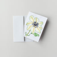 Clematis (pack of 10 greeting cards and envelopes)