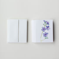 Siberian bugloss (pack of 10 greeting cards and envelopes)