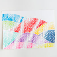 Prismatic Hills - Original Painting