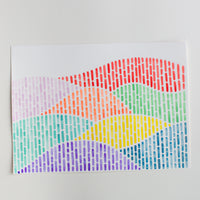 Rainbow Hills - Original Painting